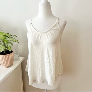 Aritzia Wilfred Cream Tank Top